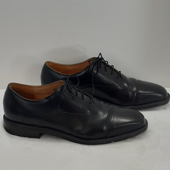 MENS ROCKPORT Leather Cap Toe Kinetic Air Oxford Shoes